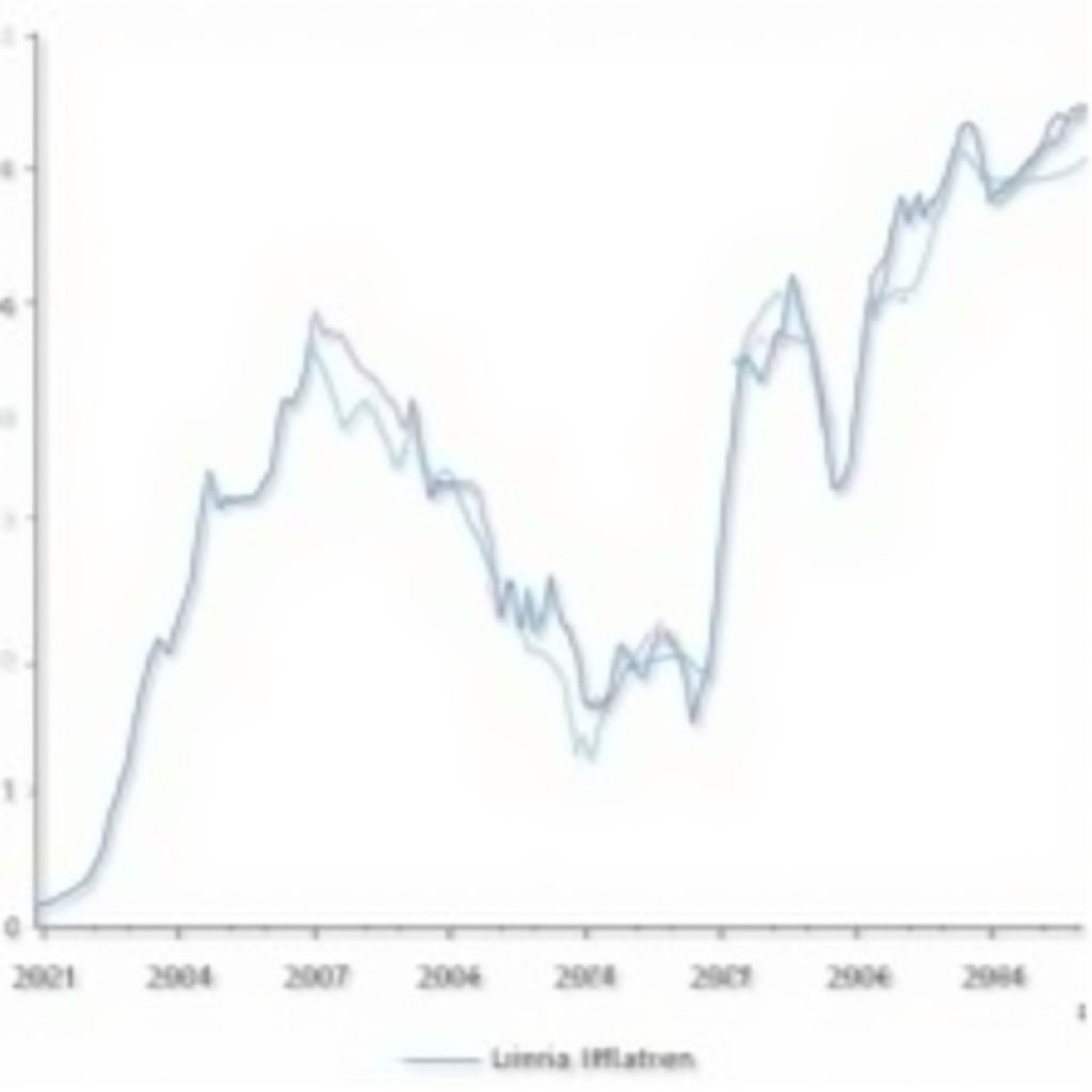 Gráfico de inflación argentina con análisis