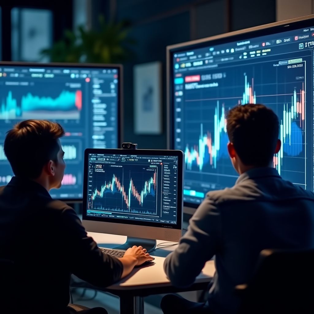 Especialistas explicando inversión en criptomonedas