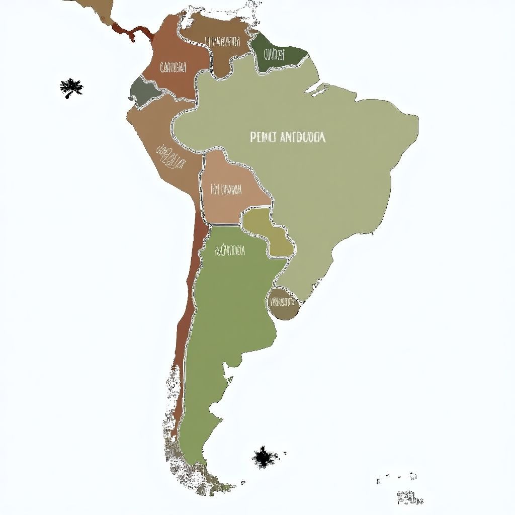Mapa financiero de Argentina con indicadores económicos